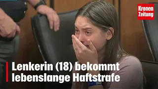 Wegen Mordes: Lenkerin (18) bekommt lebenslängliche Haft | krone.tv NEWS