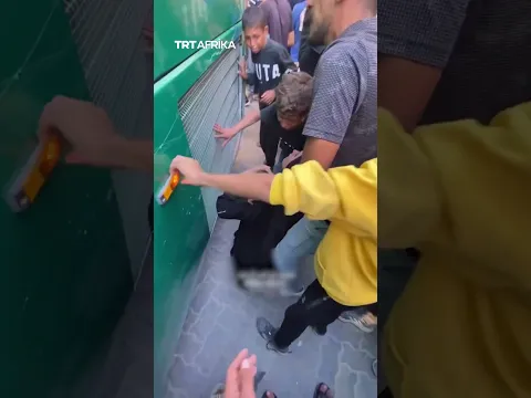 Boy Climbs Bus Window To Hug Freed Dad