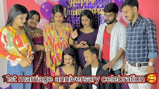 My 1st marriage anniversary and my birthday celebration🥰❤️#vlog #viral #trending #ytvlogs