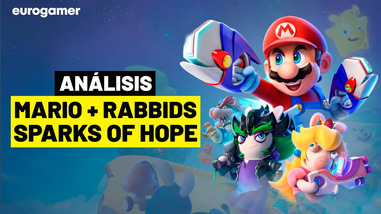 Vido-Test de Mario + Rabbids Sparks of Hope par EurogamerSpain