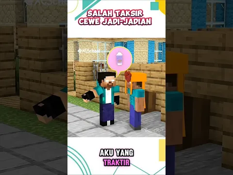 Salah taksir cewe jadi-jadian 😆‼️ #shorts #robblox #minecraft
