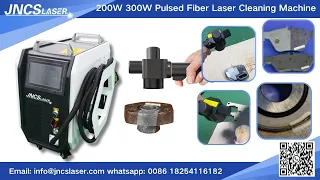 200w 300w pulsed fiber laser cleaning machine rust paint cleaning