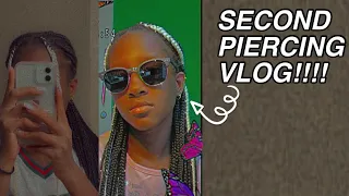GETTING A SECOND PIERCING😱😬 | 1K+ VIEWS SPECIAL🥳🎉