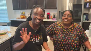 My Indian Mother-in-law is Making me Karuvattu Kuzhambu  Dry Shrimp Curry || India food