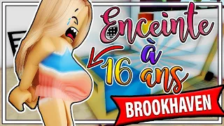 ENCEINTE A 16 ANS A BROOKHAVEN ! ROBLOX BROOKHAVEN RP MINI FILM