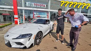 LEVEI MEU SUPRA 2022 NA TOYOTA DO BRASIL PARA FAZER REVISÃO 😂 *ngm entendeu nada*