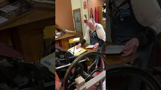 Letterpress printing the Sacramento History Museum’s 2025 holiday card