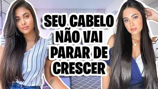 COMO FAZER O CABELO CRESCER MAIS RÁPIDO (DE FORMA NATURAL)