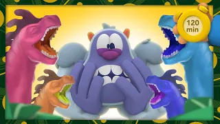🦖 POCOYO E NINA - Aventuras Sobre Dinossauros [120 minutos] | DESENHOS ANIMADOS para crianças