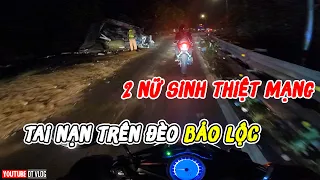 HIỆN TRƯỜNG vụ TAI NẠN TRÊN ĐÈO BẢO LỘC 2 NGƯỜI THIỆT MẠNG