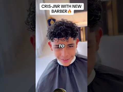 RONALDO SCORED A HAT TRICK AND CRISTIANO JR WAS SAVED FROM CUTTING HIS HAIR 😅 #football #ronaldo