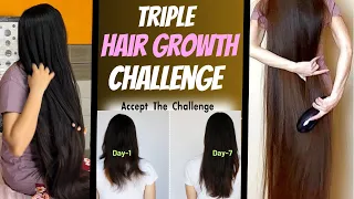 ‘ Triple ’ Hair growth challenge | Hair fall नहीं सिर्फ़ Hair growth होगी |#haircare #hair #thesoni