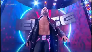 Crowd sings Edge's THEME SONG (Edge entrance)
