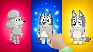 Bluey and Friends Get Happy When You Color Them In!