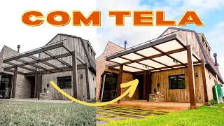Aprenda a fazer a MELHOR COBERTURA para o seu pergolado