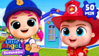Mereka Hampir Menyerah… Lalu Tim Penyelamat Datang | Little Angel | Kartun dan Lagu Anak