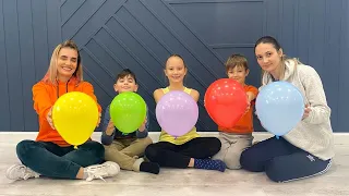 outdoor fun with Flower Balloon and learn colors for kids by I kids episode -135.