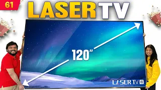 Our New 120 inch Laser TV for Media Room 🤩 | VAAS Family