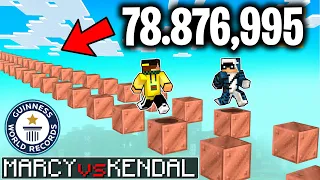 PROVO A BATTERE 5 RECORD MONDIALI *SPECIALE CON KENDAL* MINECRAFT