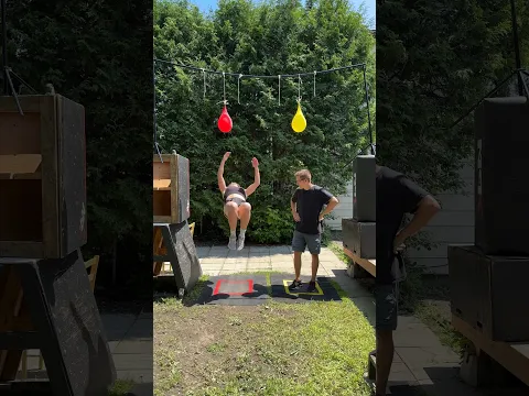 Stick or sink 💦🎈 flip challenge ft. @Matt.Larose #challenge