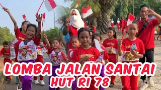 LOMBA JALAN SEHAT PERINGATI 17 AGUSTUS DI BANYUASIN