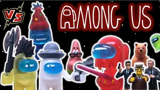 Figuras de AMONG US #4 - Tripulantes e Impostor con Accesorios & Luces |