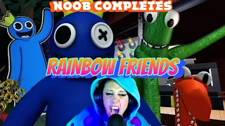 NOOB COMPLETES RAINBOW FRIENDS (BUDDI BOI DIDN'T GET US THIS TIME)