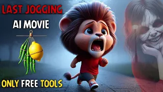 WORLD FIRST AI MOVIE | THE LAST JOGGING | HORROR SHORT FILM #horrorstories