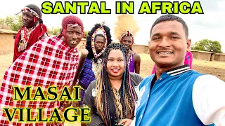 MASAI ATU NEL HUIANA SANTAL JOTAO SAO || SANTALI IN MASAI VILLAGE #labahansda #newsantalivideo