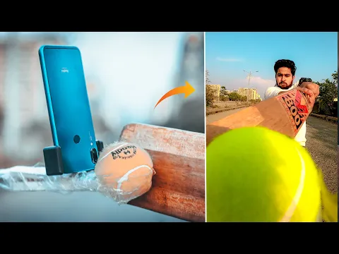 Crazy Mobile Videography Ideas With Cricket Ball 🔥 #shorts
