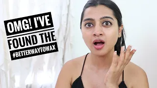 5 Mins Salon Like Waxing at Home!  | How to use Veet Cold Wax Strips at Home | SuperWowStyle