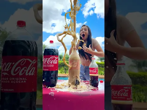 DESAFIO DA COCA COM MENTOS em 2025!