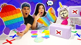 TRADEO POP IT FIDGET vs PAQUETE MISTERIOSO CON EL HACKER 😱