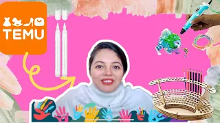 Affordable Art Supply Haul🎨🖼️ | TEMU shopping ❤️😱 | Do they worth it?
