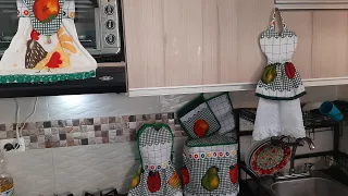 Delantal sujetador de toallas para la cocina