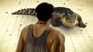Homem fica PRESO em piscina de 6m com um CROCODILO por 7 dias - RECAP
