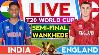 🔴 India vs England T20 WC Semi final Match Commentary | Ind vs Eng Live Score & Fan Chat🎙️