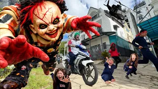 CHUCKY THE MONSTER IS ATTACKING THE CITY - DESTROY THE MONSTER! #funny #zombie