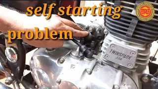 Royal Enfield Classic 350 sielf Starter Problem AK Rider 70 Malayalam