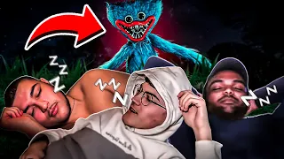 JE DORS DANS LE JARDIN DE HUGGY WUGGY AVEC JEANFILS TWINNER ET L'ÉTOILE NOIRE DANS LA VRAIE VIE !