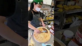 CRISPY Nutella Vanilla Crepe 🍫🍨 | Hongdae Street Food #홍대맛집 #인생크레페 #KoreanStreetFood #foodie