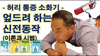 엎드려 하는 신전동작