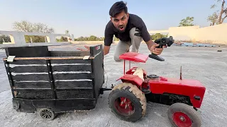 I am making mini Mahindra ￼ powerful Rc Tractor 😎 🙏 Rc gaming channel - ये क्या बना दिया ✅