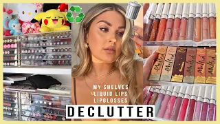 DECLUTTER! ♻️ expired lipsticks, lipglosses & liquid lips! 💕 MAKEUP ORGANISATION 2021