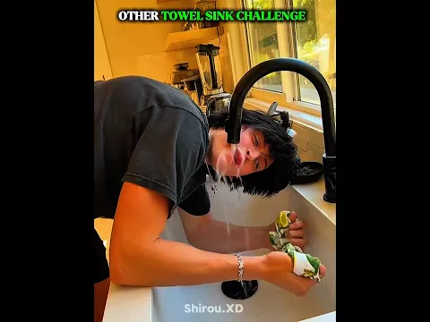 The last towel sink challenge was insane! ☠️