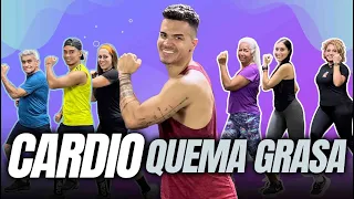 RUTINA DE CARDIO PARA ADELGAZAR TODO EL CUERPO | CARDIO QUEMAGRASA SIN SALTOS