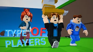 TYPES OF PLAYERS IN ESCAPE TSUNAMI FOR BRAINROT - ROBLOX ANIMATION