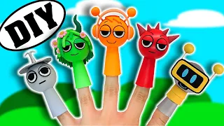🎶 DIY: Crea a tus propios Sprunki de dedo Incredibox 🎶