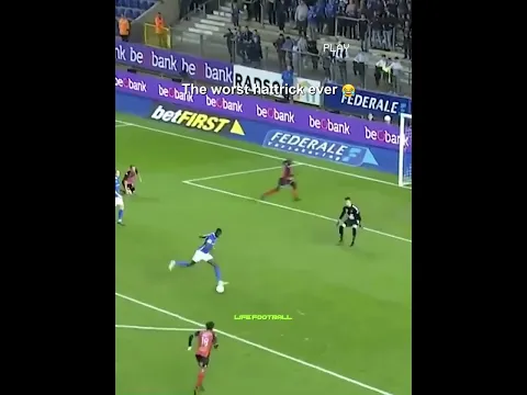 The Worst Hattrick Ever In Football😂😭 #shorts #football #soccer