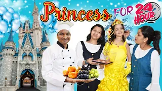 24 Hours Living Like A *PRINCESS* Challenge💃😍 Cute Sisters